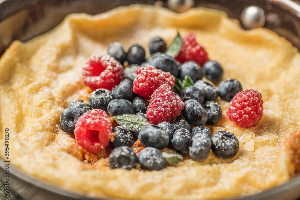 Blueberry and Raspberry Pancakes