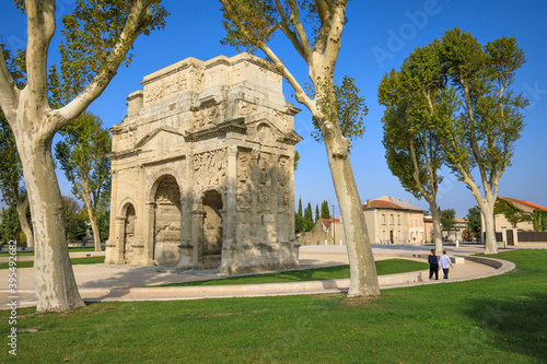 The triumphal Arch of Orange, Vaucluse, France  photo