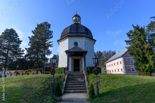 silent night chapel in oberndorf, salzburg, austria Fototapeta