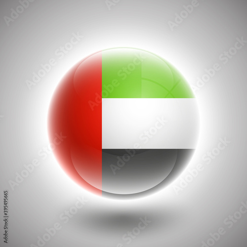 United Arab Emirates flag on round sphere button Free Download United Arab Emirates flag on round sphere button - GFXLoad