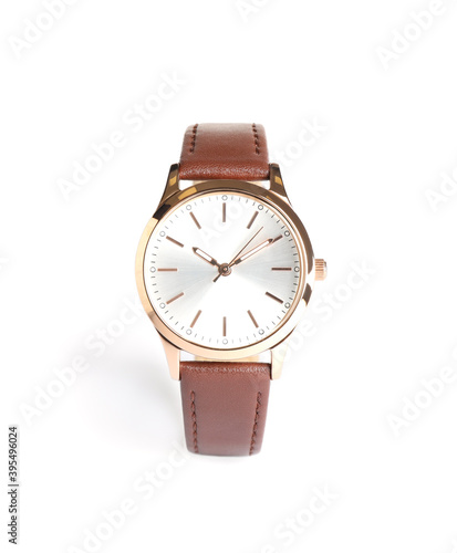 Wallpaper Mural Luxury wrist watch isolated on white. Fashion accessory Torontodigital.ca