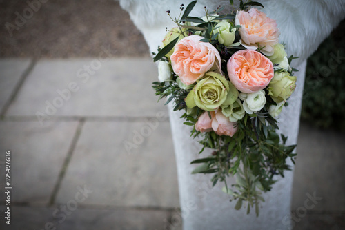 wedding bouquet of roses