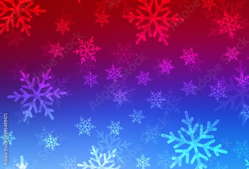 Wallpaper Mural Light Blue, Red vector template in carnival style. Torontodigital.ca