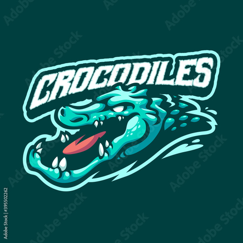Crocodiles Mascot logo for esport and sport team