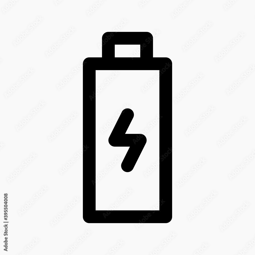 charging icon vector. charger is being connected. charging icon vector. charger is being connected.