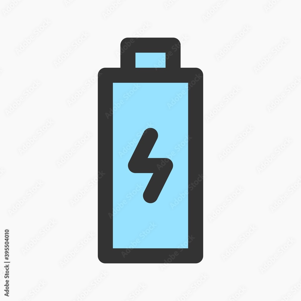 charging icon vector. charger is being connected. charging icon vector. charger is being connected.