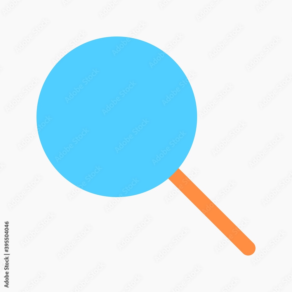 magnifying glass icon for search, find and browse button interface. magnifying glass icon for search, find and browse button interface.
