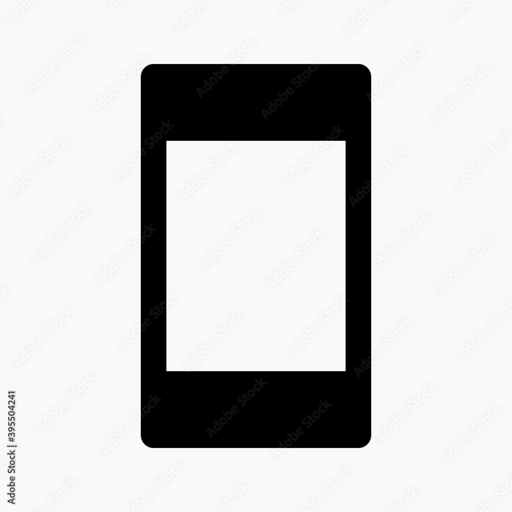 mobile phone icon with portrait orientation as symbol for locked orientation. mobile phone icon with portrait orientation as symbol for locked orientation.