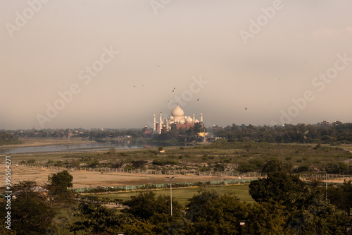 Bird view of Taj Mahal