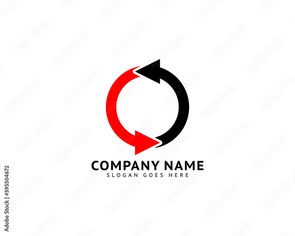 Circle Arrow Logo Template Vector Design Circle Arrow Logo Template Vector Design