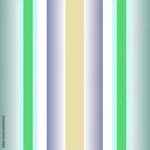 Horizontal stripes of pastel colors with symmetrical arrangement. Gradient fill and transparency add dimension. The predominant colors are light blue, lilac, light brown, white and green.