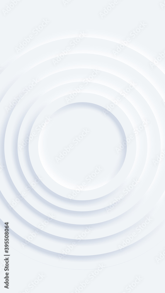 Top view of simple empty white circle podium stage background. Futuristic technology design. Abstract parametric interior. Blank opened 3D illustration mock-up. White building pale geometric pattern. Top view of simple empty white circle podium stage background. Futuristic technology design. Abstract parametric interior. Blank opened 3D illustration mock-up. White building pale geometric pattern.