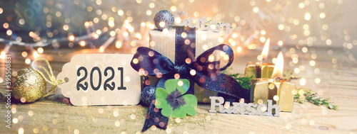 Happy New Year 2021 greetin...