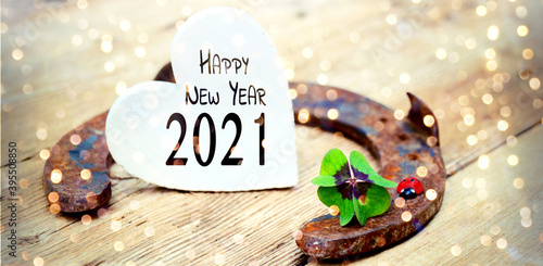 Happy New Year 2021 greetin...
