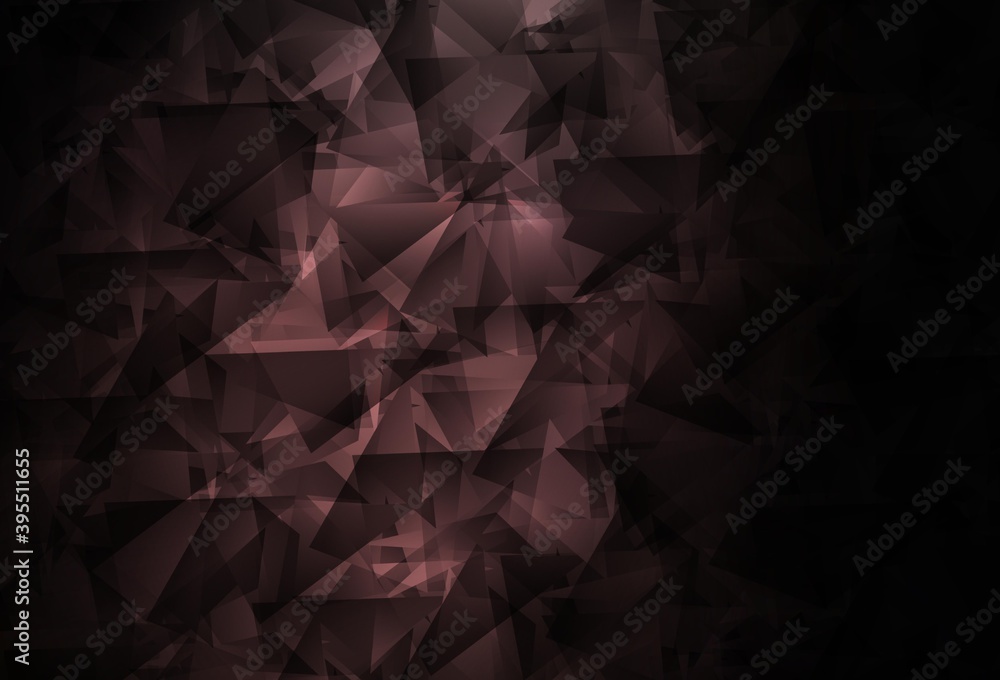 Dark Pink vector polygon abstract background. Dark Pink vector polygon abstract background.