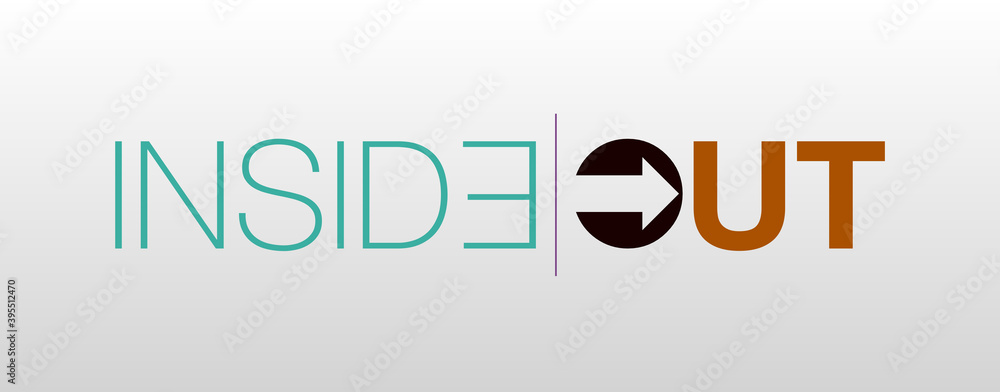 Inside out con sfondo colorato Inside out con sfondo colorato