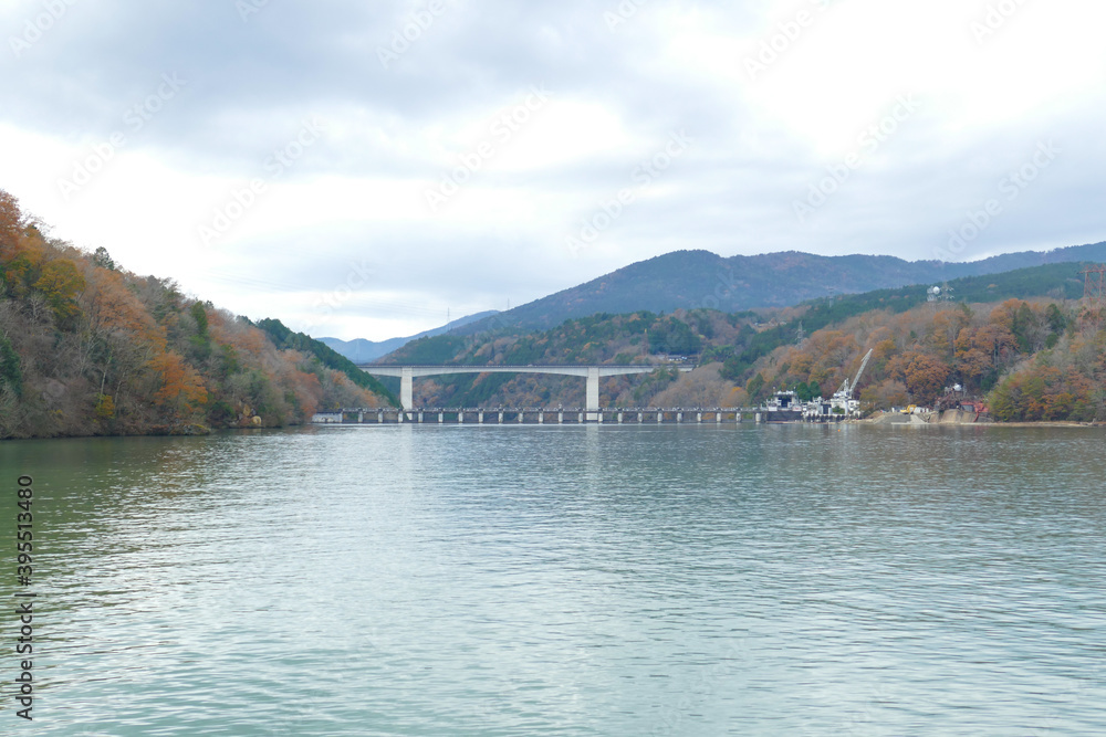 Obraz premium 岐阜県 恵那峡 大井ダム