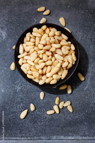 Bowl of pine nuts