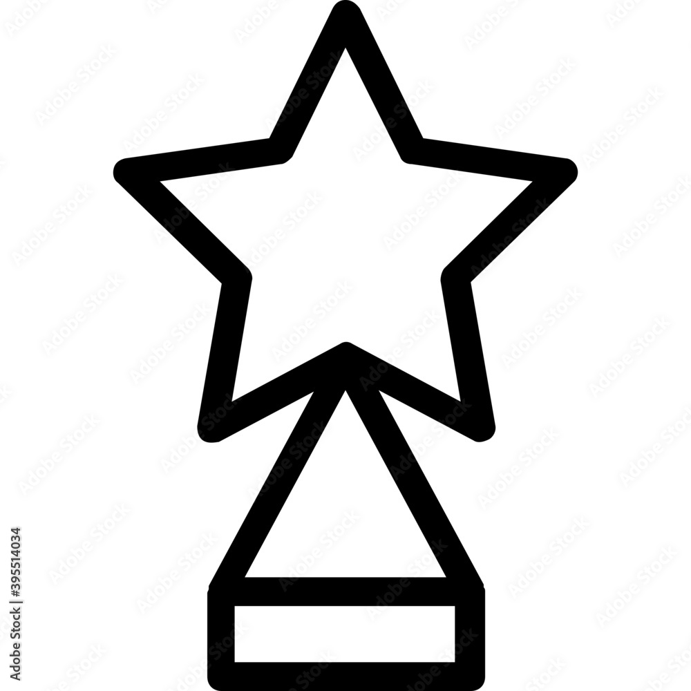 
Star Flat Vector Icon 
