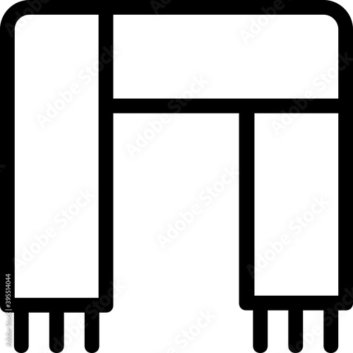 
Muffler Flat Vector Icon

