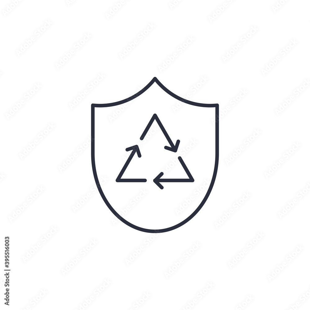 Eco protection icon isolated on white background. The environment symbol modern, simple, vector, icon for website design, mobile app, ui. Vector Illustration Eco protection icon isolated on white background. The environment symbol modern, simple, vector, icon for website design, mobile app, ui. Vector Illustration