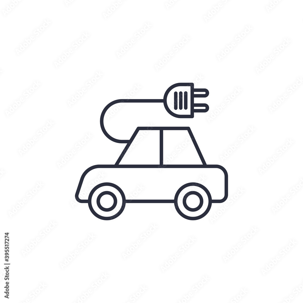 Eco car icon isolated on white background. The environment symbol modern, simple, vector, icon for website design, mobile app, ui. Vector Illustration Eco car icon isolated on white background. The environment symbol modern, simple, vector, icon for website design, mobile app, ui. Vector Illustration