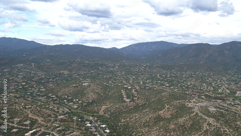 Sante Fe, New Mexico In High Quality Aerial/Drone Views