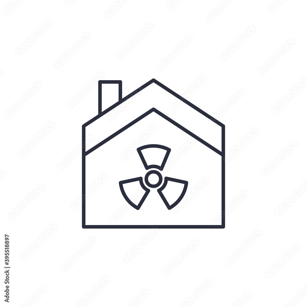 Eco house icon isolated on white background. Nuclear symbol modern, simple, vector, icon for website design, mobile app, ui. Vector Illustration Eco house icon isolated on white background. Nuclear symbol modern, simple, vector, icon for website design, mobile app, ui. Vector Illustration