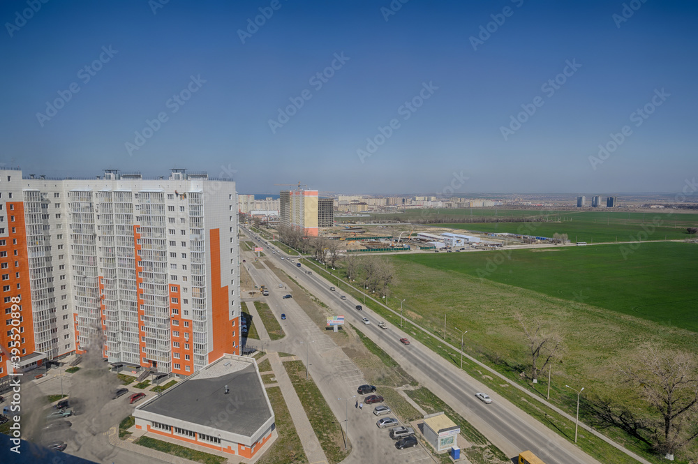 Obraz premium City life. City views. Urban exteriors, interiors and panoramas.