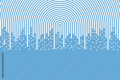 City. Abstract illustration of lines. Vector background. Banner. Poster.