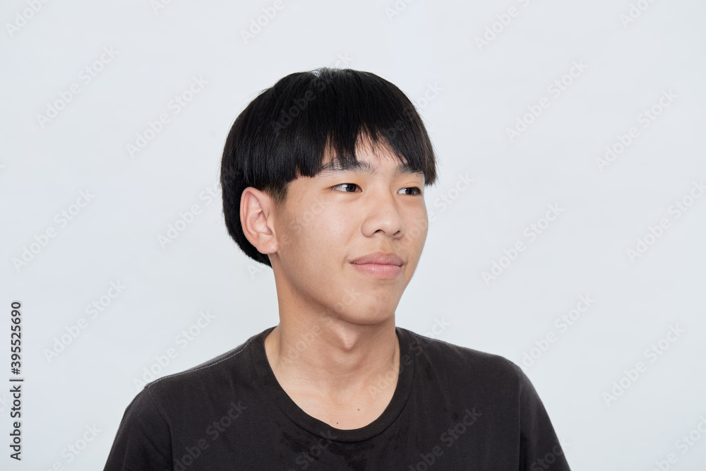 young Asian man making a confident young Asian man making a confident