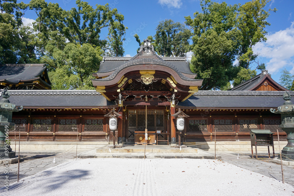 京都　今宮神社の本社