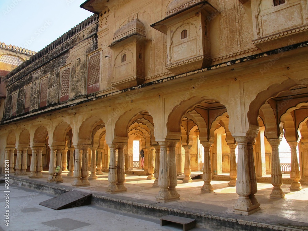 Le fort d'Amber à Jaipur Rajasthan INDE