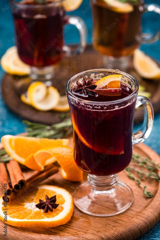 traditional mulled wine with orange traditional mulled wine with orange