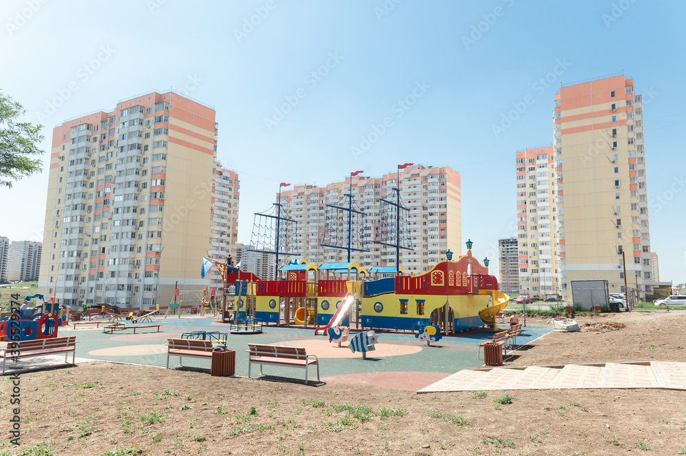 Obraz premium City life. City views. Urban exteriors, interiors and panoramas.