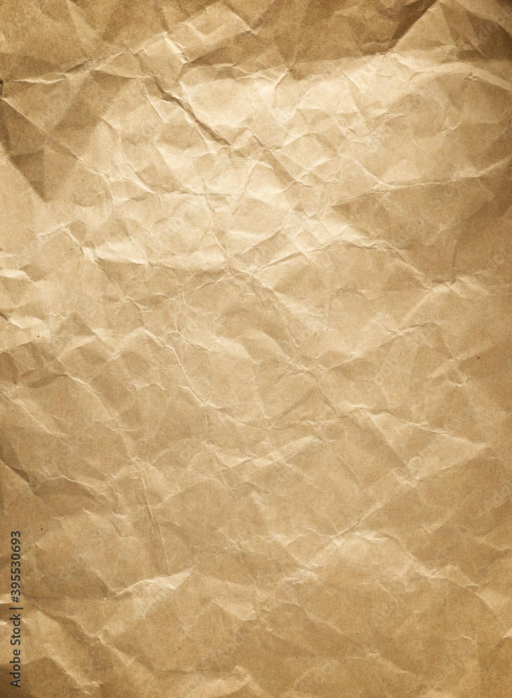 Crumpled brown paper Crumpled brown paper