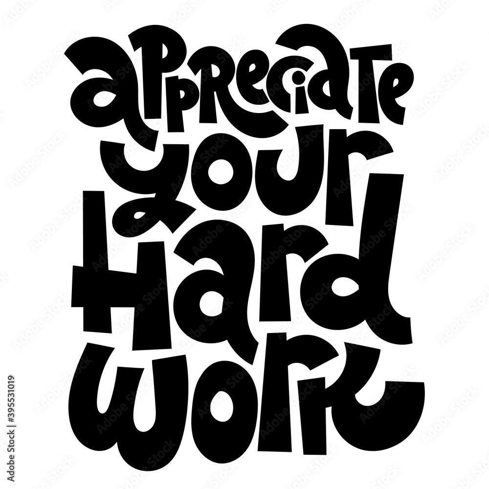 Obraz premium Team work lettering