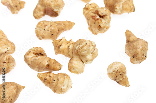 Ginger root isolated on a white