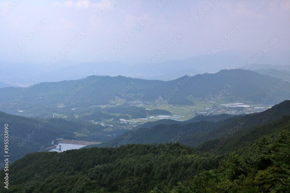 view from the mountain