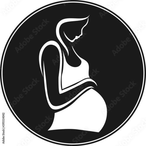 pregnant women icon vector illustration