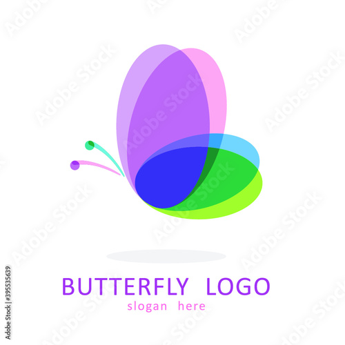 Butterfly logo icon symbol design