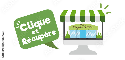 Click and collect, clique et récupère, vente en ligne