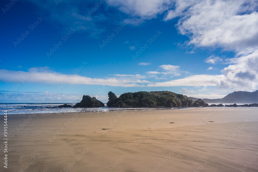 Cucao beach landscape at Chiloé island in Chile. Cucao beach landscape at Chiloé island in Chile.