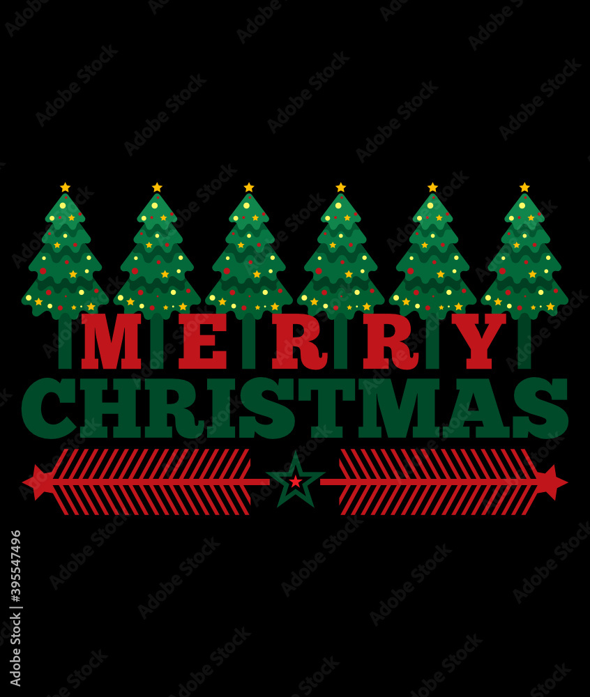 Merry Christmas free t-shirt design svg with Santa Claus and Christmas tree for upcoming Holiday merry Christmas happy new year 2021 also Christmas and party Creative t-shirt design with illustration.