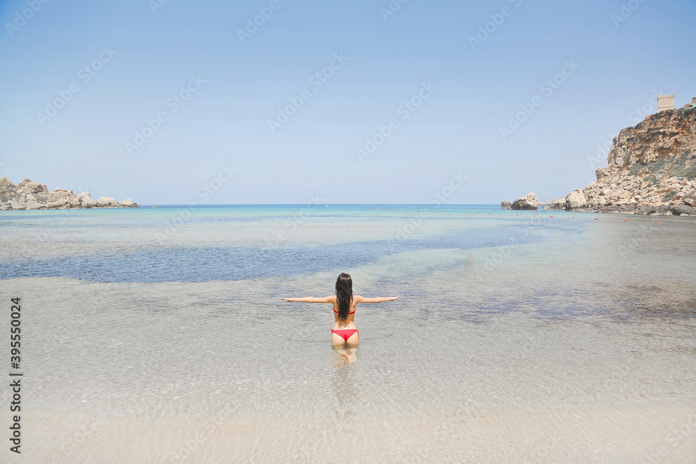 beautiful woman from behind on the beach
beautiful woman from behind on the beach