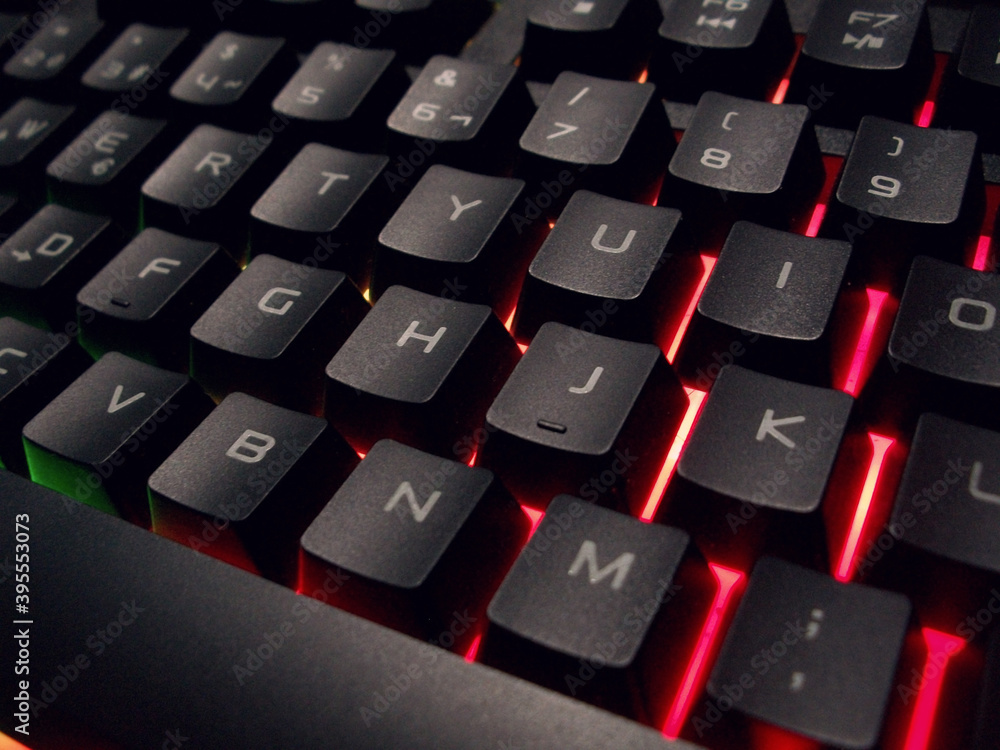 red light black gaming keyboard red light black gaming keyboard