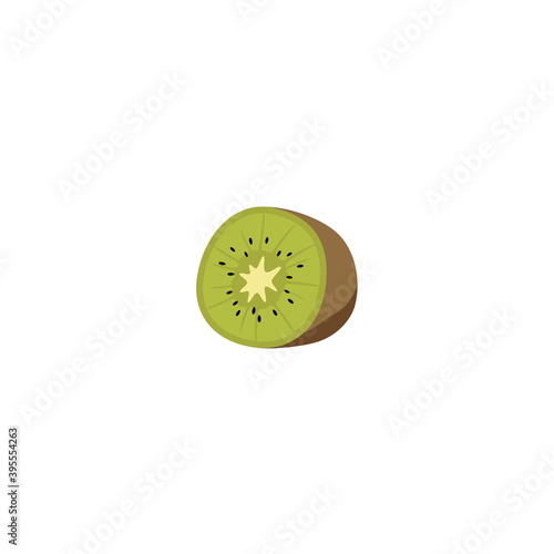 Kiwi Fruit vector isolated icon illustration. Kiwi Fruit icon