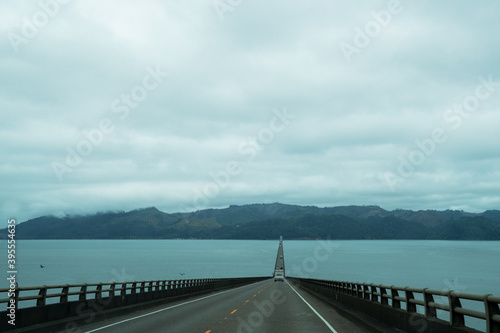 Going over the Astoria-Megler Bridge en route to Washington State from Oregon, crossing the Columbia River