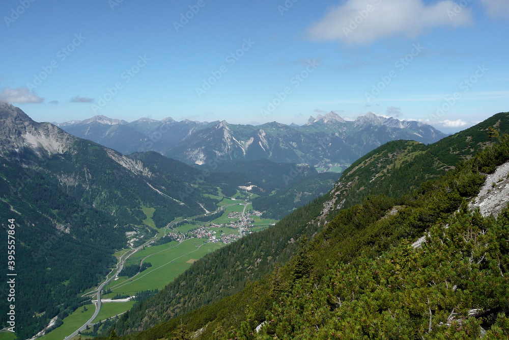 Mountain crossing Ammergau Alps Mountain crossing Ammergau Alps