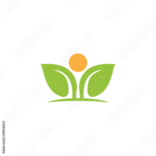 Leaf  ecology Logo Template vector symbol nature © evandri237@gmail